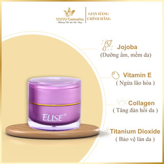 Kem Dưỡng Trắng, Cải Thiện Da Elise Tím - Bổ Sung Collagen, Phục Hồi Làn Da