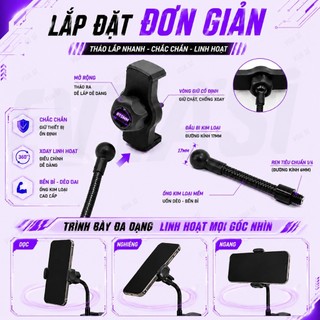 Phụ Kiện Live Stream VUASI Bộ Chuyển Đổi Kẹp Điện Thoại, BỘ GIÁ ĐỠ KẸP NHIỀU ĐIỆN THOẠI CÙNG LÚC