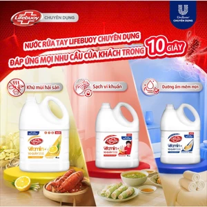 Nước Rửa Tay Lifebuoy Bảo Vệ , Dưỡng Ẩm , Khử Mùi Can 2KG / 4KG Siêu Tiết Kiệm .