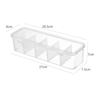Hộp nhựa dài nhiều ngăn đựng dụng cụ - dài 28.5cm