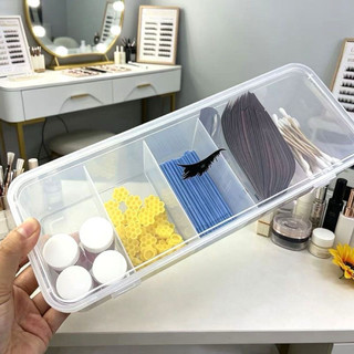 Hộp nhựa dài nhiều ngăn đựng dụng cụ - dài 28.5cm