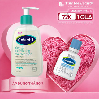 Gel rửa mặt làm sạch dầu nhờn, ngăn mụn cho da dầu nhạy cảm CETAPHIL GENTLE EXFOLIATING SA CLEANSER 236ml