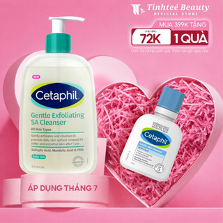 [MỚI] Gel rửa mặt làm sạch dầu nhờn, ngăn mụn cho da dầu nhạy cảm CETAPHIL GENTLE EXFOLIATING SA CLEANSER 473ml