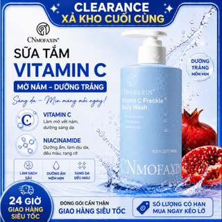 【Xả kho】Sữa tắm Vitamin C CNMOFAXIN 480ml, mờ thâm nám, làm trắng da【26.12】