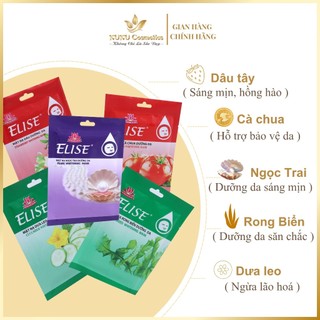 Mặt nạ Dưỡng da, Cấp ẩm chuyên sâu (10 miếng) Elise