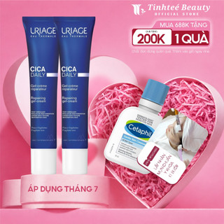 Combo 2 kem làm dịu và phục hồi da tổn thương hằng ngày URIAGE BARIÉDERM-CICA DAILY GEL-CREAM 40ml