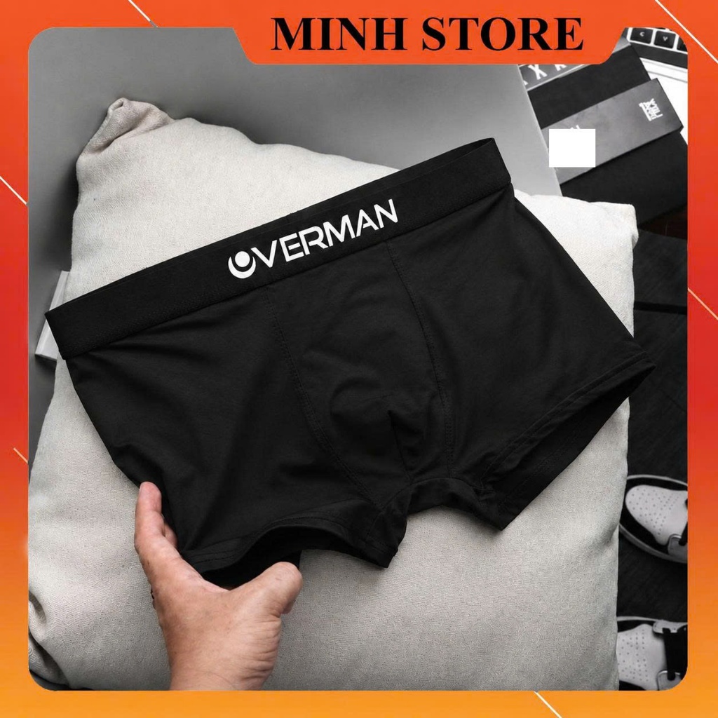 Quần Lót Nam Boxer Thun Lạnh Overman, Quần Sịp Nam thun lạnh Co dãn 4 chiều Loại 1 SD08 – MS66