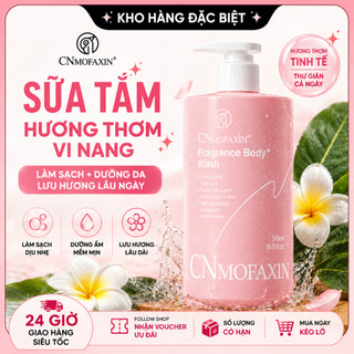 【Xả kho】Sữa tắm hương thơm CNMOFAXIN 480ml, giữ mùi lâu, dưỡng ẩm & làm sạch da【26.12】