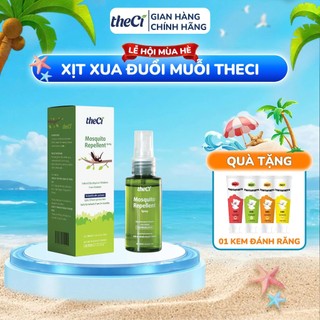 Xịt Muỗi theCi Cho Bé Mosquito Repellent Spray Đuổi Muỗi Ngăn Côn Trùng, An Toàn Cho Bé 50ml - TCVN