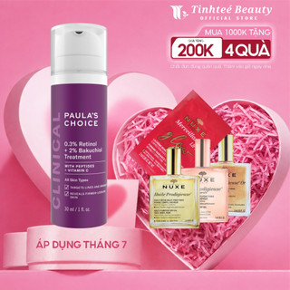 Tinh chất chống lão hóa Paula's Choice CLINICAL 0.3% RETINOL + 2% BAKUCHIOL TREATMENT 30ml (Tinh Tế Beauty)