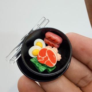 Mô hình thu nhỏ-tô lẩu bò mini decor trang trí nhà búp bê