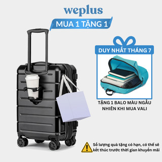 Vali Kéo Weplus Size 20 Tích Hợp Giá Để Cốc Móc Treo Phù Hợp Đi Công Tác Du Lịch Ngắn Ngày WPL121