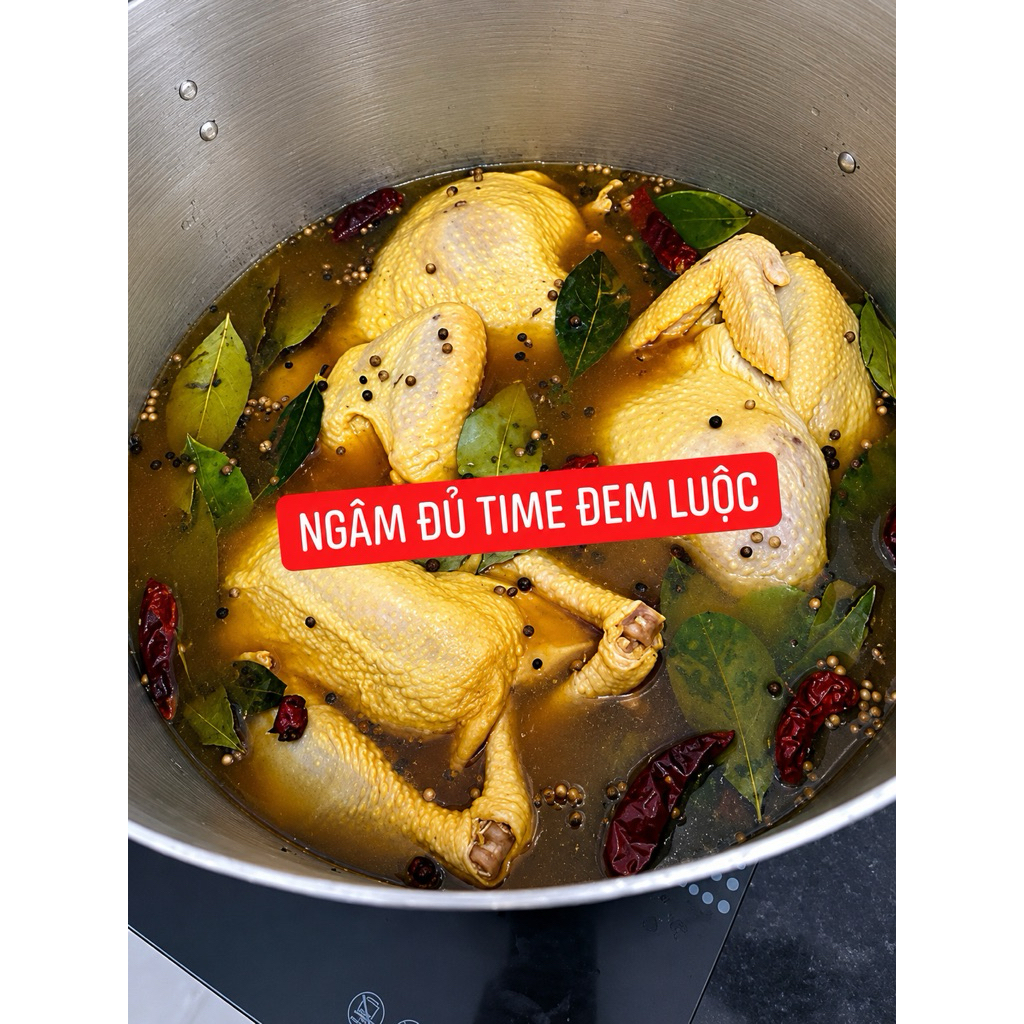 Gia Vị Gà Ủ Muối Hoa Tiêu Gói 300g ( 3 Con Gà 6kg ) Tặng Kèm Muối Chấm Gà