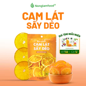 Cam Sấy Dẻo NONGLAMFOOD Hàng Chuẩn Xuất Khẩu Loại 1 | Trái Cây Sấy Dẻo, Đồ Ăn Vặt Văn Phòng Túi 45g