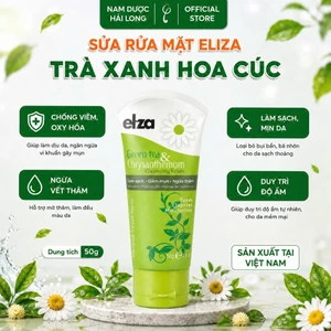 Sữa Rửa Mặt Eliza Trà Xanh Hoa Cúc 50g - Chiết Xuất Thiên Nhiên, Làm Sạch Dịu Nhẹ, Giữ Da Mềm Mịn