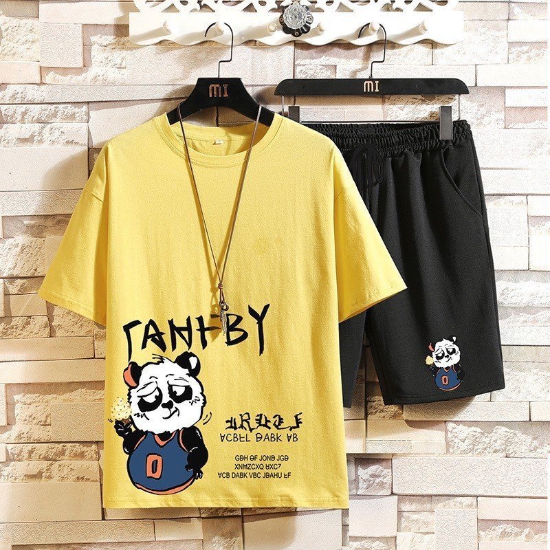 ❤️ GIÁ SỈ - LOẠI TỐT ❤️ ĐỒ BỘ NAM NỮ MẶC NHÀ THỂ THAO IN HÌNH CHẤT THUN LƯỚI MÈ MÁT NHẸ SÉT QUẦN ĐÙI + ÁO PHÔNG