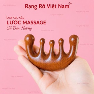 Lược Gỗ Đàn Hương Mát Xa Da Đầu Dành Cho Cả Nam Và Nữ - Lược Gỗ Mát Xa - Thư Giãn Giúp Giảm Rụng Hiệu Qủa