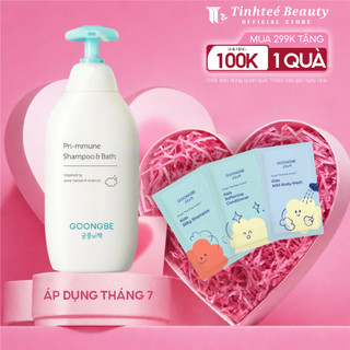 Sữa Tắm Gội Toàn Thân Cho Bé GOONGBE Pri-mmune Shampoo & Bath 350ml Dịu Nhẹ, An Toàn Cho Bé 350ml