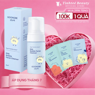 Sữa Rửa Mặt Tạo Bọt Làm Sạch Lành Tính GOONGBE Kids Bubble Facial Cleanser 100ml/ 30ml