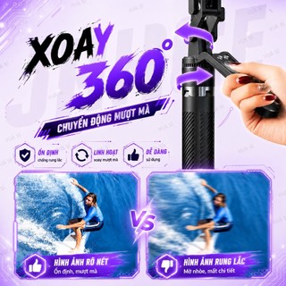 Gậy Tripod VUASI A14 Livestream (Dài 1.8m) Chụp Ảnh Selfie Đa Năng Chụp Ảnh, Kèm Remote Bluetooth