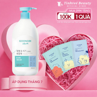 Nước Rửa Bình Sữa Và Chén Bát Thành Phần Thiên Nhiên GOONGBE Chai 500ml/ túi 400ml