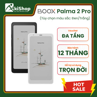 Máy đọc sách màu BOOX Palma 2 Pro chính hãng 6.13" E ink (8GB RAM/128GB ROM) Android 15 - Kho HCM