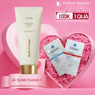 Kem Rạn Da Cho Bà Bầu ATONO2 Giúp Chống Rạn Da Trước Và Sau Sinh Giảm Mờ Thâm Sẹo 200ml