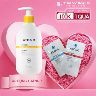 Sữa tắm gội cho bé ATONO2 Oxygen bath&shampoo, làm sạch dịu nhẹ, không cay mắt,thành phần tự nhiên 50g/300g