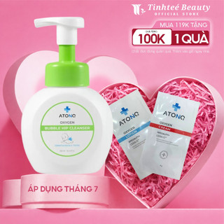 Bọt Rửa Vệ Sinh Vùng Kín Hữu Cơ Cho Bé Từ 3 Tháng Atono2 Oxygen Bubble Hip Cleanser 300ml