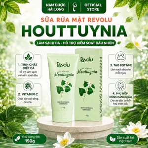 Sữa Rửa Mặt Revolu Houttuynia 150g - Tinh Chất Diếp Cá, Hỗ Trợ Làm Sạch Da Và Kiểm Soát Dầu Nhờn
