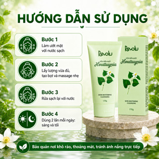 Sữa Rửa Mặt Revolu Houttuynia 150g - Tinh Chất Diếp Cá, Hỗ Trợ Làm Sạch Da Và Kiểm Soát Dầu Nhờn