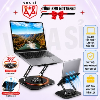 GIÁ ĐỠ ĐỂ BÀN LAPTOP , MÁY TÍNH BẢNG VUASI XOAY 360 ĐỘ, HỢP KIM THÉP CACBON, THÉP CÔNG THÁI HỌC