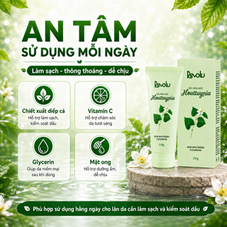 Sữa Rửa Mặt Revolu Houttuynia 150g - Tinh Chất Diếp Cá, Hỗ Trợ Làm Sạch Da Và Kiểm Soát Dầu Nhờn