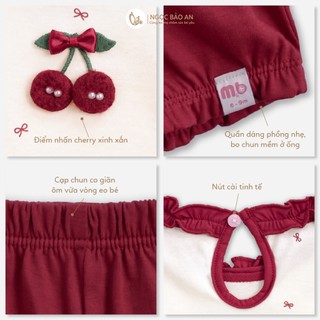 NBAN (6M-6Y) Bộ quần áo ngắn bé gái Thỏ Mơ, bộ ngắn mùa hè mềm mát dễ mặc cho bé-THOMO8.25