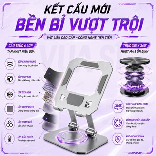 GIÁ ĐỠ ĐỂ BÀN LAPTOP , MÁY TÍNH BẢNG VUASI XOAY 360 ĐỘ, HỢP KIM THÉP CACBON, THÉP CÔNG THÁI HỌC