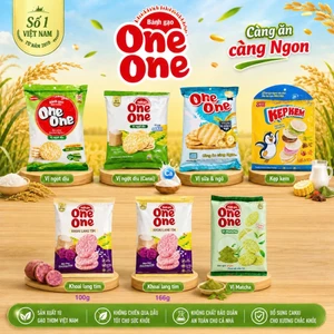 BÁNH GẠO ONE ONE "NGỌT" nhiều hương vị.