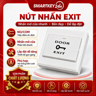 Nút Exit nhựa kết nổi cho khóa từ, hệ thống kiểm soát cửa
