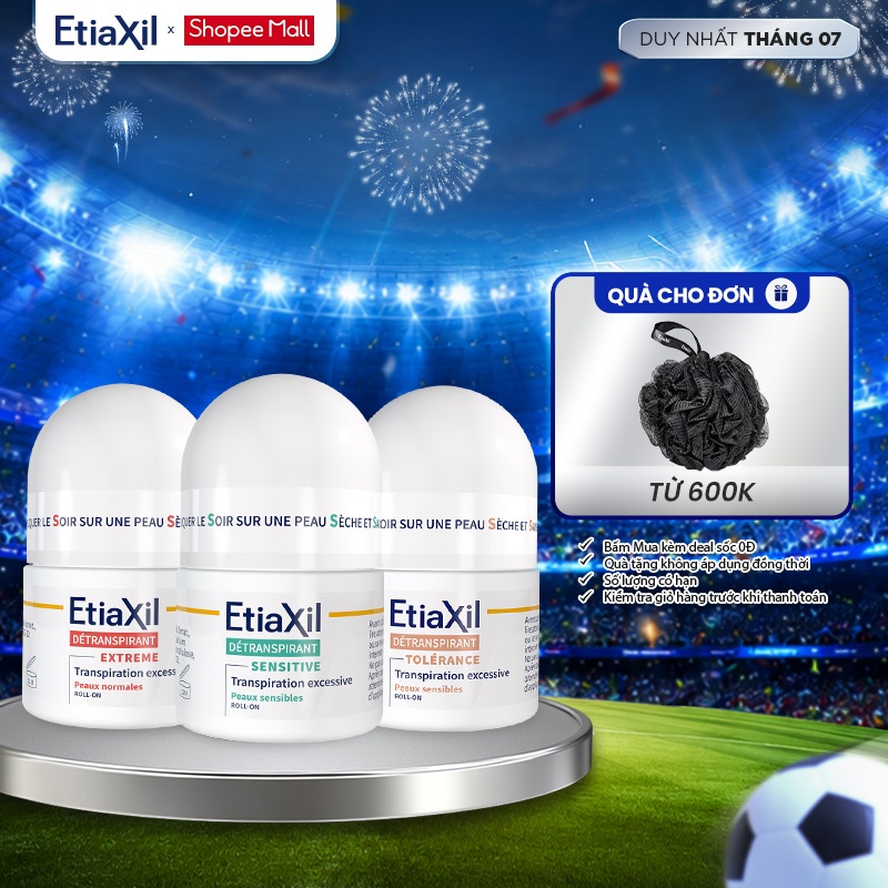 Lăn Khử Mùi Và Ngăn Mồ Hôi Dòng Chuyên Sâu Etiaxil 15ml