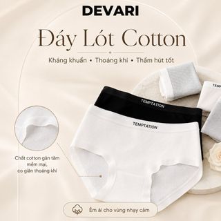 Quần lót nữ thun lạnh mềm mại co giãn linh hoạt cạp vừa tôn dáng kiểu dáng basic cá tính DEVARI LY08
