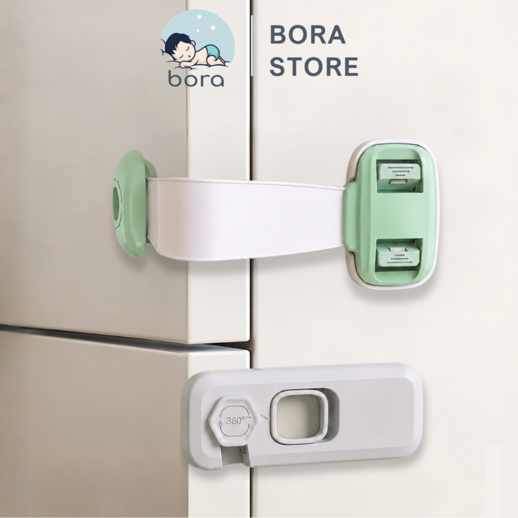 Khoá tủ lạnh, khoá tủ an toàn cho bé cao cấp Looktosee