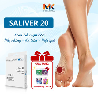 Miếng dán loại bỏ sùi mào gà - mụn cóc - mụn thịt - mụn cơm - dày sừng SALIVER-20