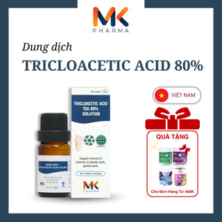 Dung dịch Tricloacetic Acid (TCA) 80% - Hỗ trợ giảm tình trạng sùi mào gà, mụn cóc, hạt ngọc...