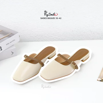 Dép sục nữ 2cm BIGSIZE 35-42 Dép sục mũi vuông mang đi làm , giày sục mang mùa hè - THENYSMILE - CATSO (form nhỏ +1si