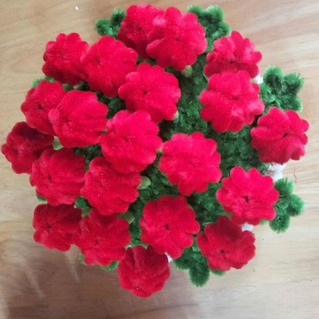 Tuylip, Chậu Hoa Tuylip Kẽm Nhung, Handmade, Chậu Hoa Để Bàn, Chậu Hoa Mini, Trang Trí, Decor, Làm Quà Tặng Ngày Lễ