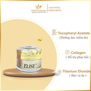 Kem Dưỡng trắng da, Chống nắng Elise Tím - Cải Thiện Da Xỉn Màu