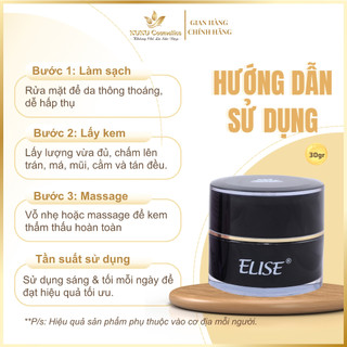 Kem Dưỡng trắng da, Chống nắng Elise Tím - Cải Thiện Da Xỉn Màu