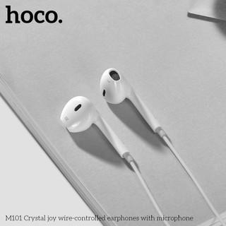 Tai nghe nhét tai Hoco M101 cổng 3.5 (Trắng)
