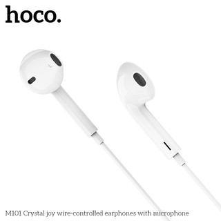 Tai nghe nhét tai Hoco M101 cổng 3.5 (Trắng)