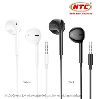 Tai nghe nhét tai Hoco M101 cổng 3.5 (Trắng)