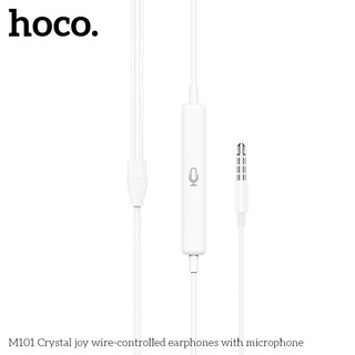 Tai nghe nhét tai Hoco M101 cổng 3.5 (Trắng)